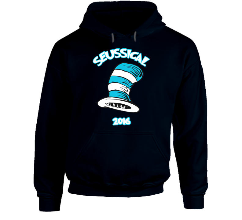 Seussical Dr Seuss Cat In The Hat Front Hoodie Seussical Dr Seuss Cat In The Hat Front Hoodie