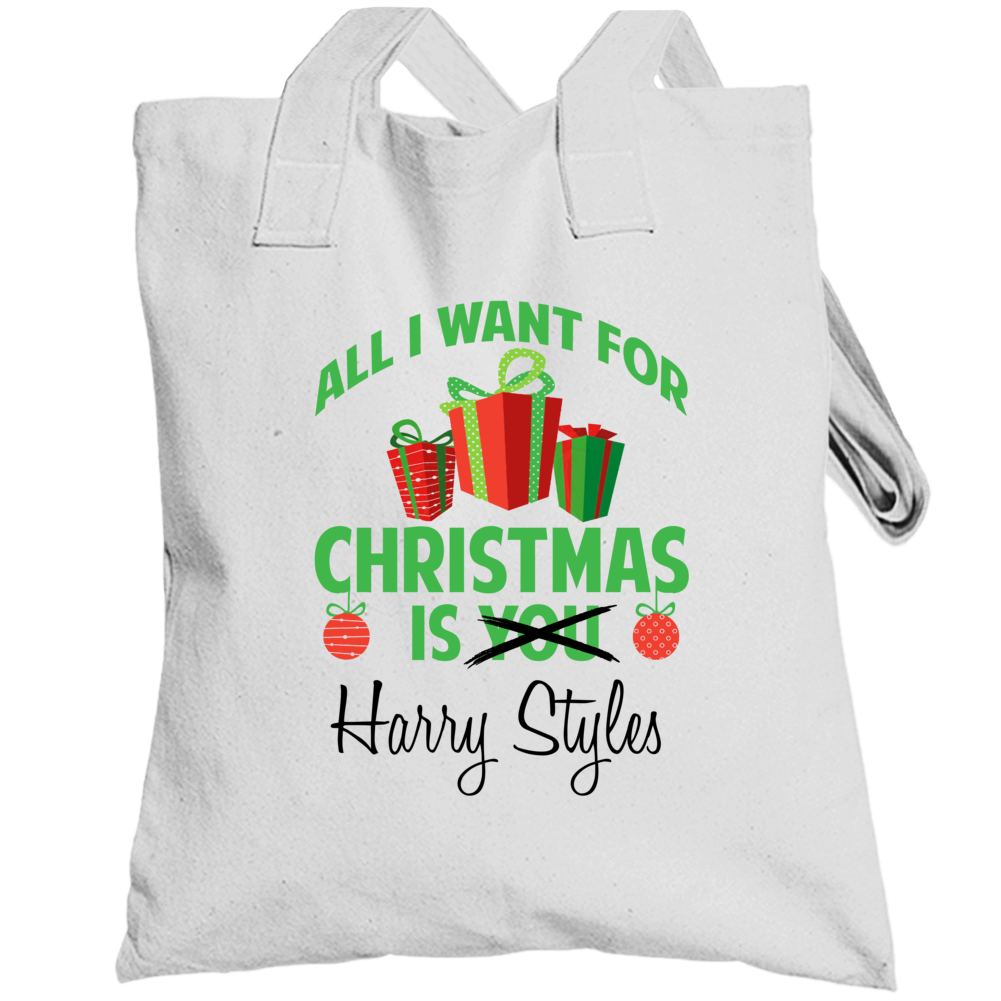All I Want For Christmas Is Harry Styles Celebrity Totebag