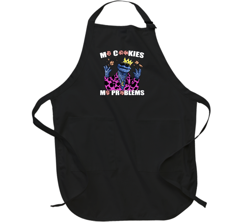 Mo Cookies Mo Problems Cookie Monster Seasome Street Funny Tv Apron