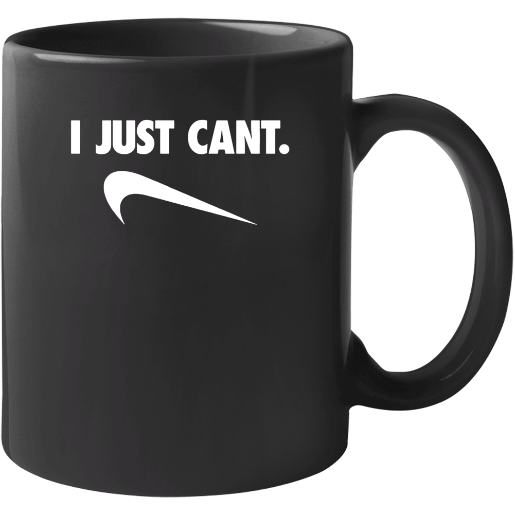 I Just Cant Funny Parody V Neck Mug I Just Cant Funny Parody V Neck Mug