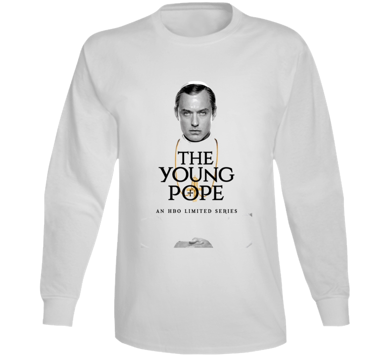 The Young Pope Poster Lenny Belardo American  Tv Series Long Sleeve