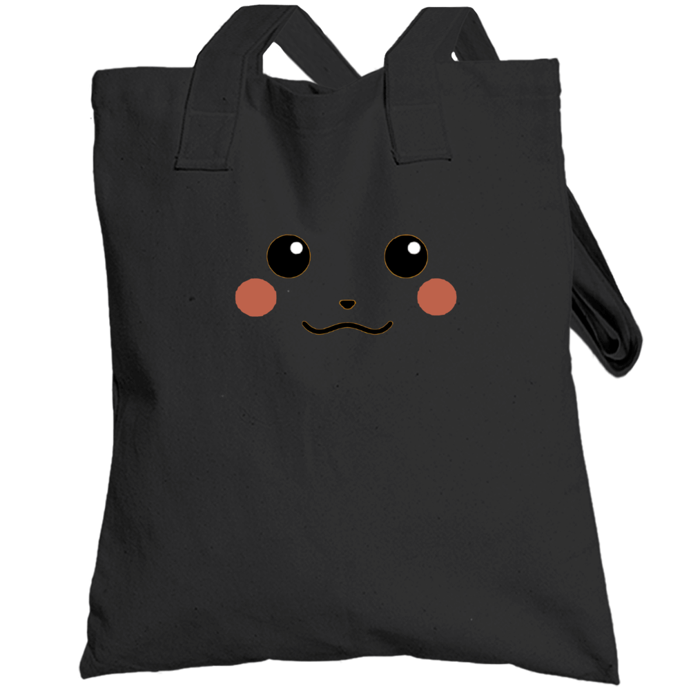Pikachu Face Pokemon Totebag