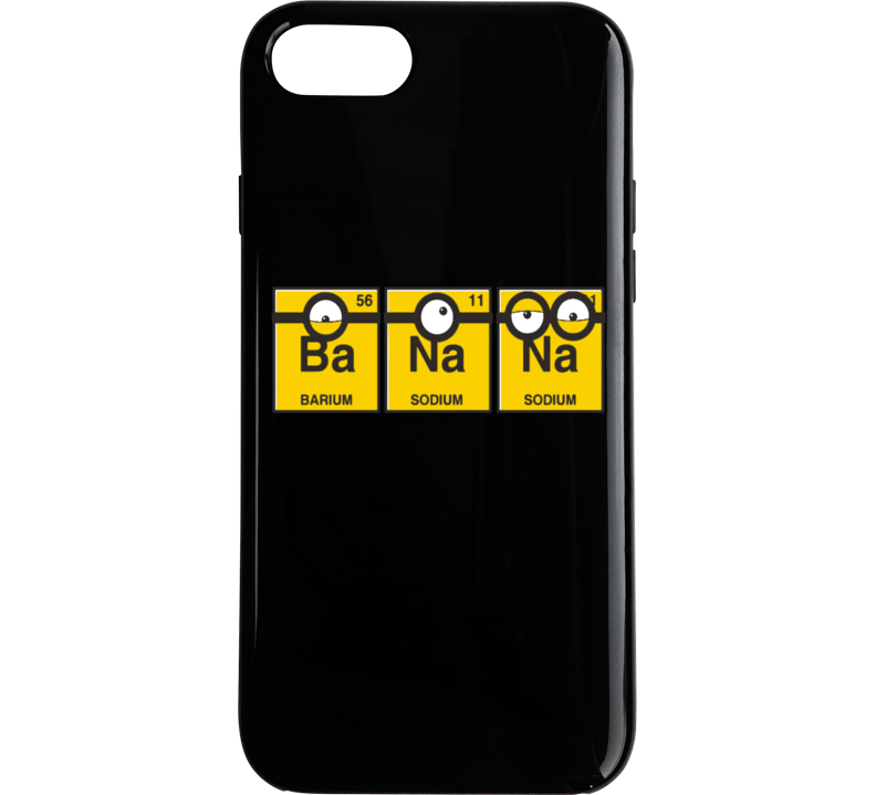 Minions Periodic Table Of Elements Ba Na Na Funny Phone Case Minions Periodic Table Of Elements Ba Na Na Funny Phone Case