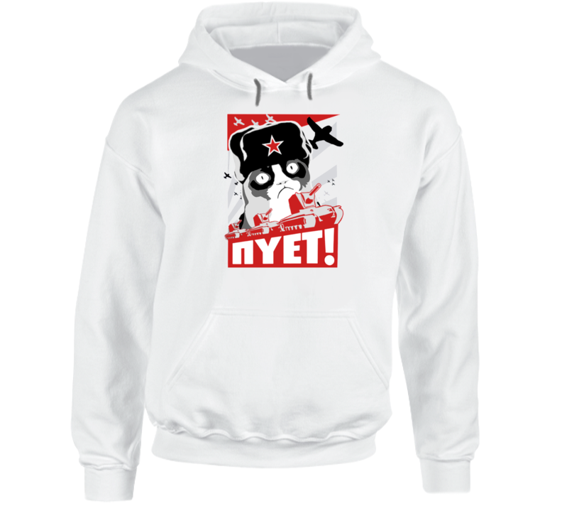 Grumpy Cat Russian Nope Nyet Meme Hoodie Grumpy Cat Russian Nope Nyet Meme Hoodie