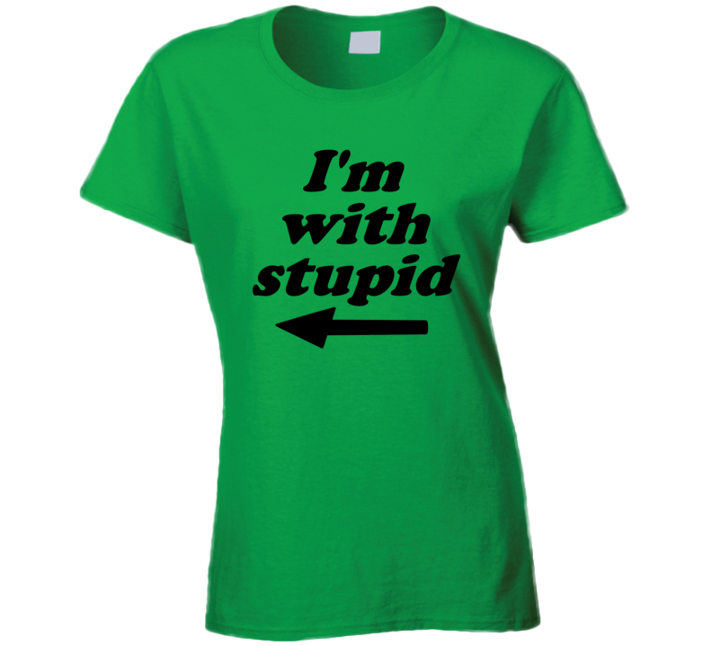 South Park Im With Stupid Kennys Mom Carol Mccormick Ladies T Shirt