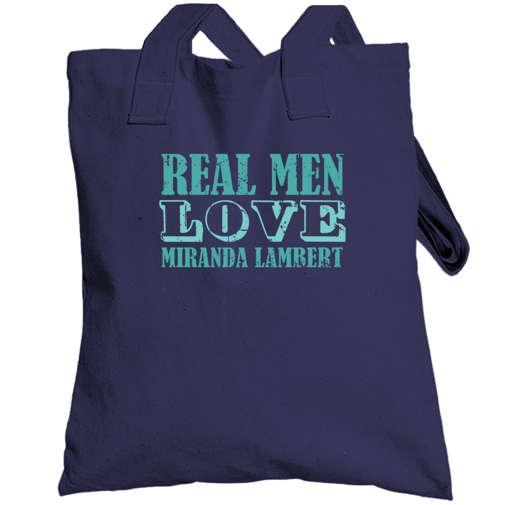 Real Men Love Miranda Lambert Celebrity Totebag Real Men Love Miranda Lambert Celebrity Totebag