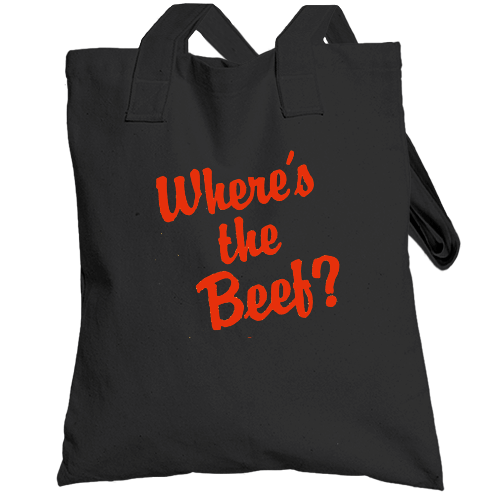 Where's The Beef Funny Totebag Where's The Beef Funny Totebag