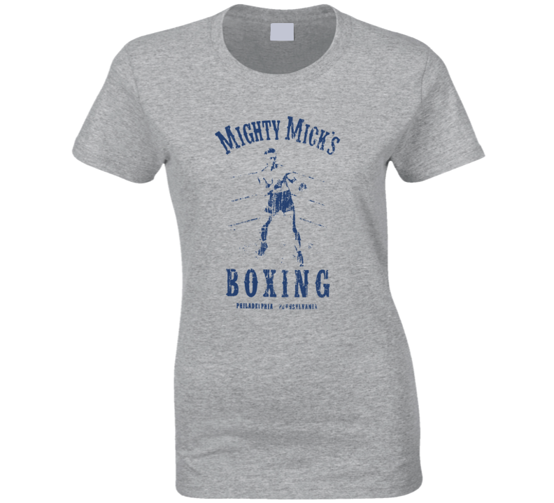 Mighty Micks Boxing Club Rocky Movie Ladies T Shirt Mighty Micks Boxing Club Rocky Movie Ladies T Shirt