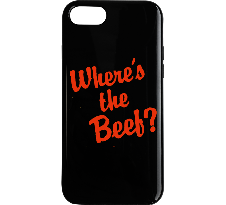 Where's The Beef Funny Phone Case Where's The Beef Funny Phone Case