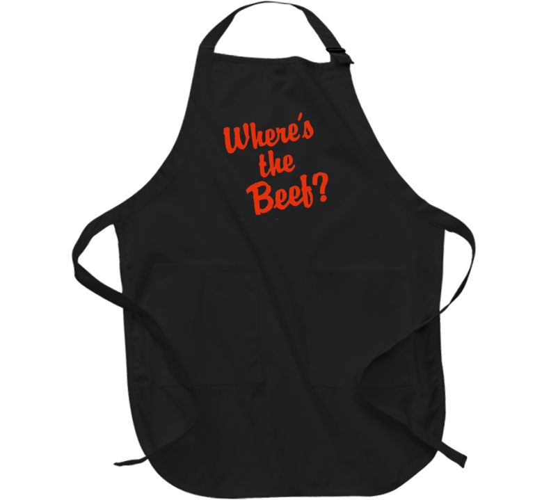 Where's The Beef Funny Apron Where's The Beef Funny Apron