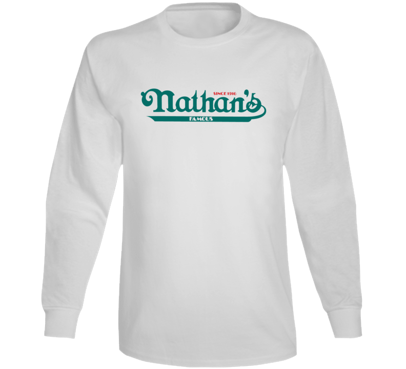 Nathan's Famous Hot Dogs Eating Contest Long Sleeve Nathan's Famous Hot Dogs Eating Contest Long Sleeve