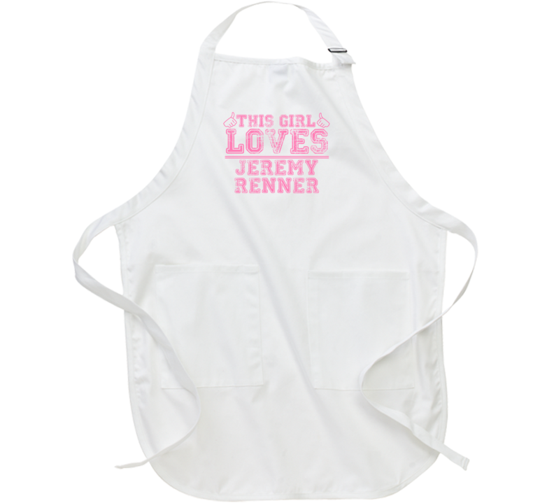 This Girl Loves Jeremy Renner Celebrity Apron