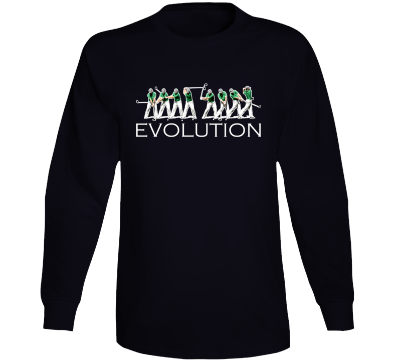 Evolution Of Jordan Spieth Professional Golfer Funny Sports Long Sleev