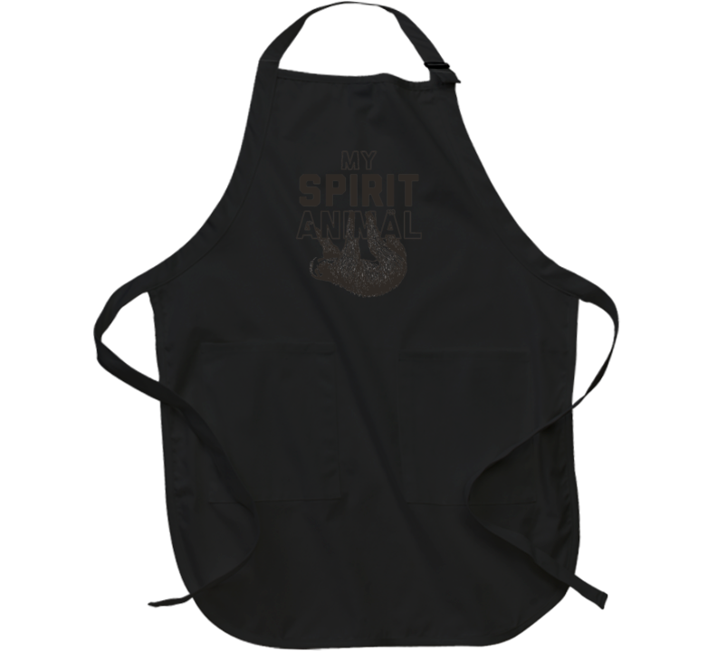 My Spirit Animal Is A Sloth Funny Chill Apron My Spirit Animal Is A Sloth Funny Chill Apron