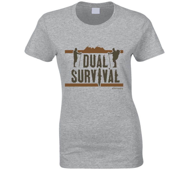 Dual Survival Discovery Channel Tv Show Ladies T Shirt Dual Survival Discovery Channel Tv Show Ladies T Shirt
