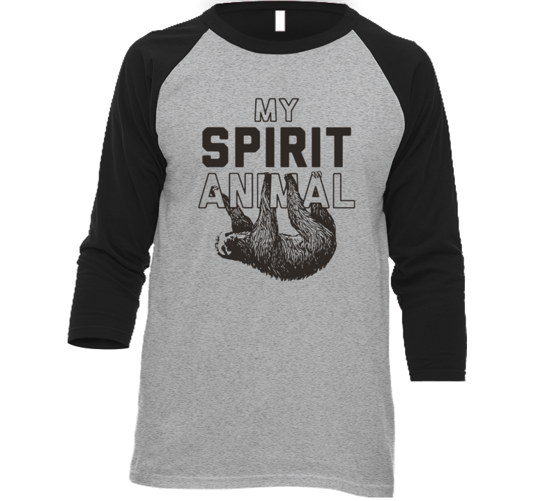 My Spirit Animal Is A Sloth Funny Chill T Shirt