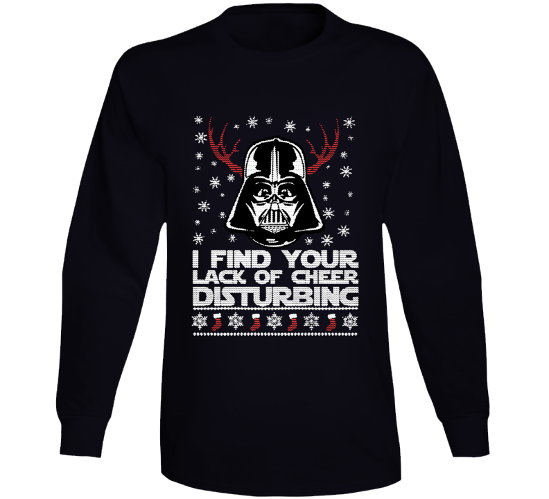 Darth Vader Starwars Ugly Christmas Long Sleeve