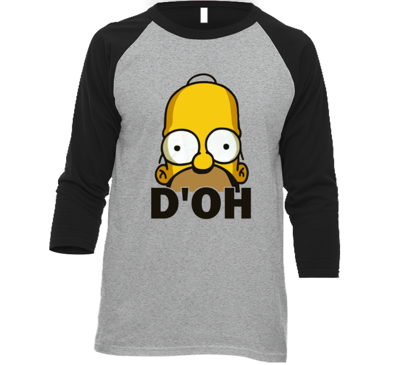 Homer Simpson Doh Funny Tv Show Character T Shirt