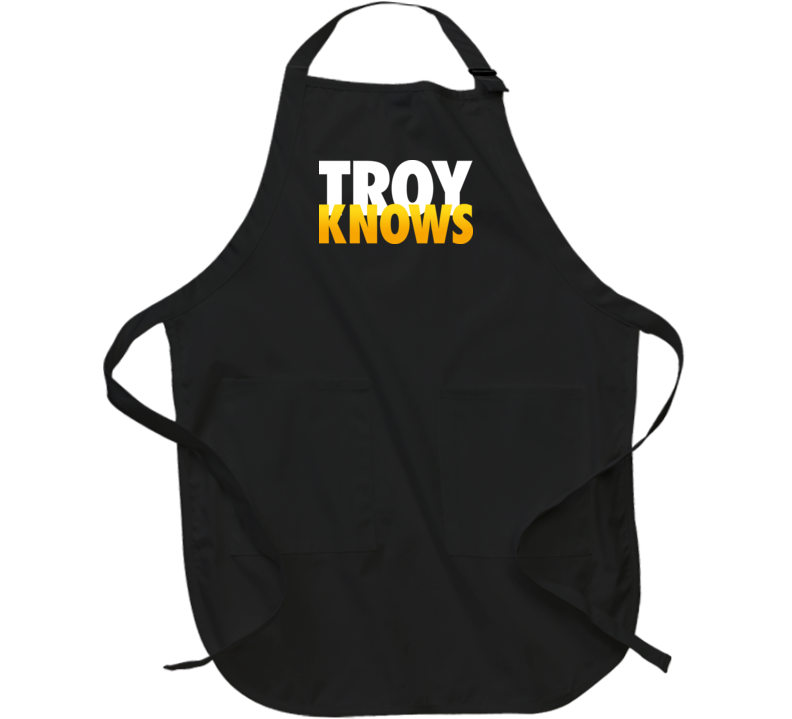 Troy Knows Troy Polamalu Apron