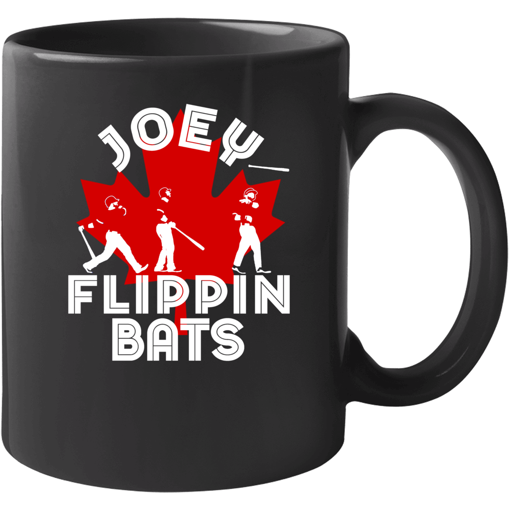 Joey Flippin Bats Canada Jose Bautista Toronto Baseball Mug Joey Flippin Bats Canada Jose Bautista Toronto Baseball Mug