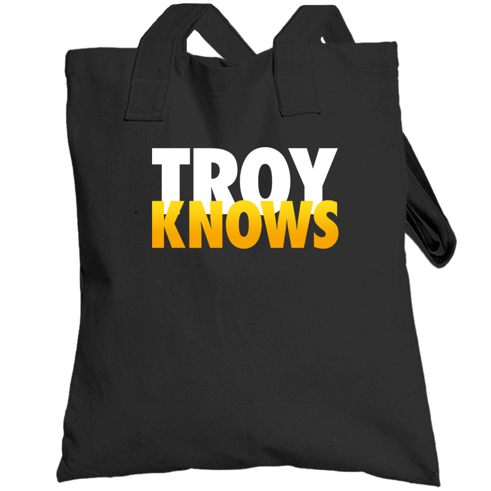 Troy Knows Troy Polamalu Totebag