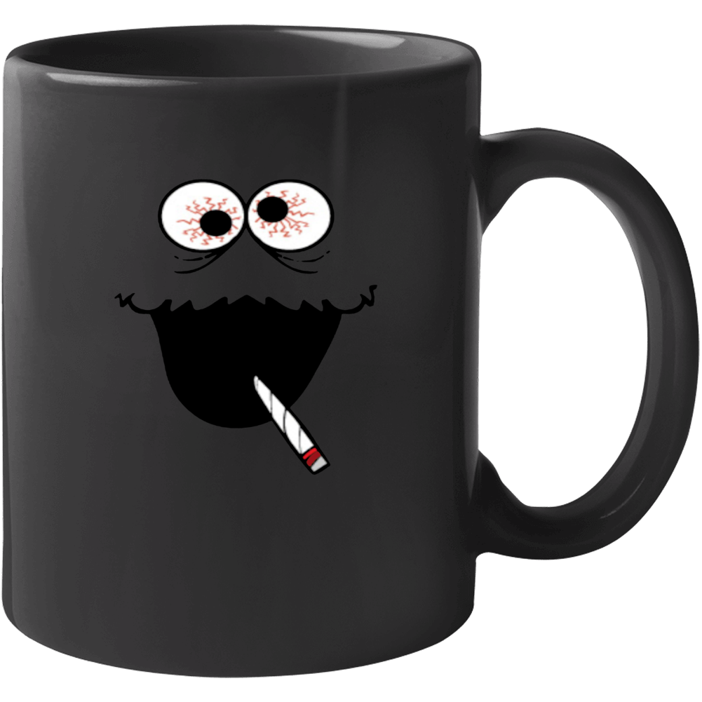 Munchie Monster Stoned Cookie Monster High Weed Parody Sesame Street T