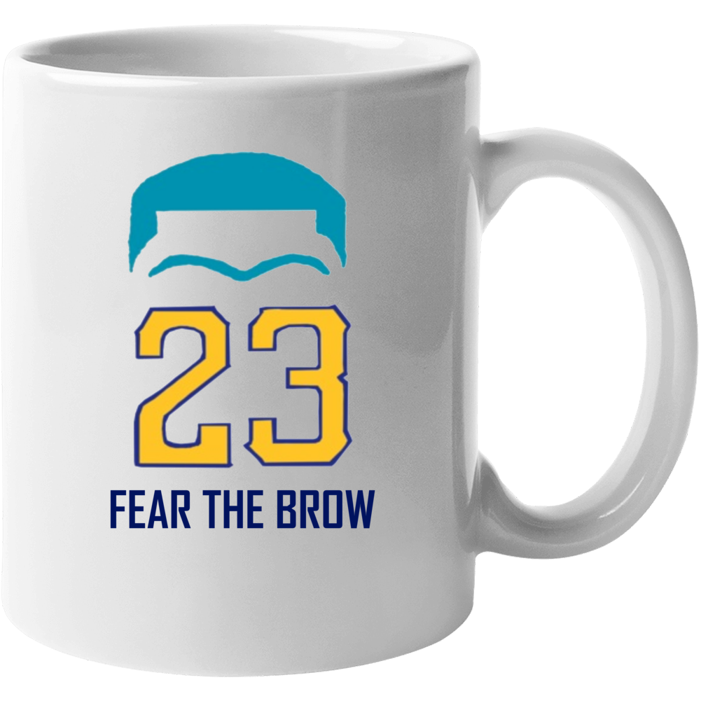 Fear The Brow Anthony Davis New Orleans Basketball Mug