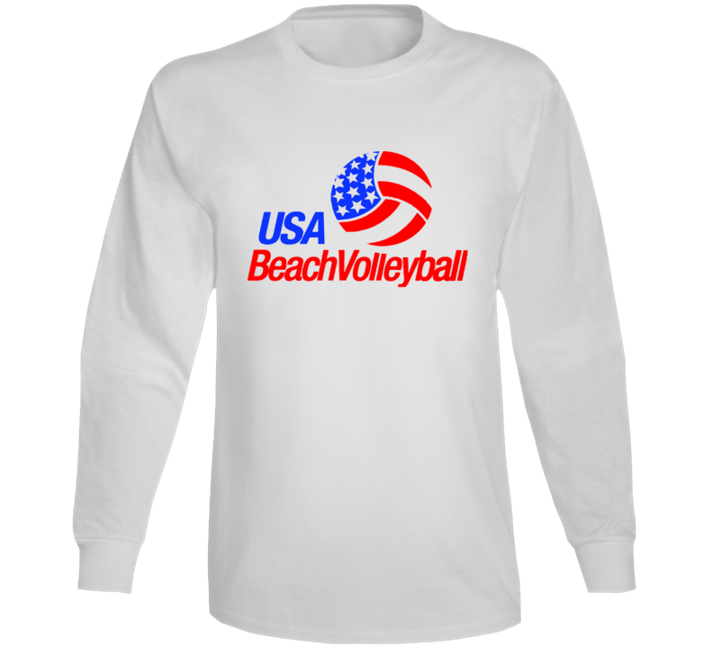 Usa Beach Volleyball Olympics Sports Team Long Sleeve