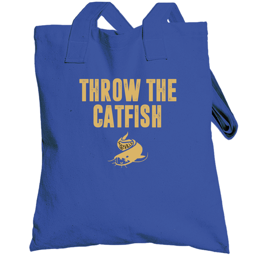 Throw The Catfish Nashville Predators Catfish Hockey Totebag