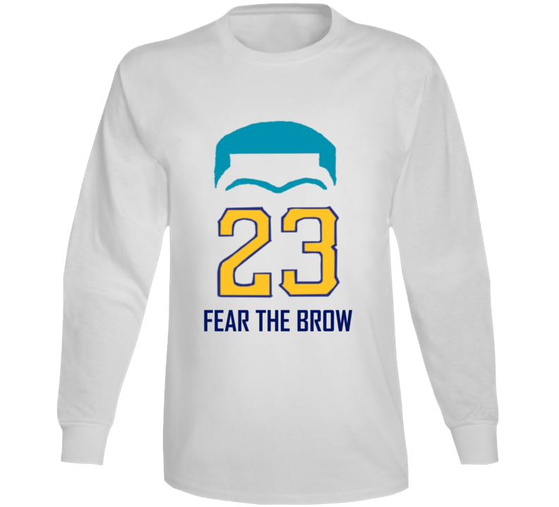 Fear The Brow Anthony Davis New Orleans Basketball Long Sleeve