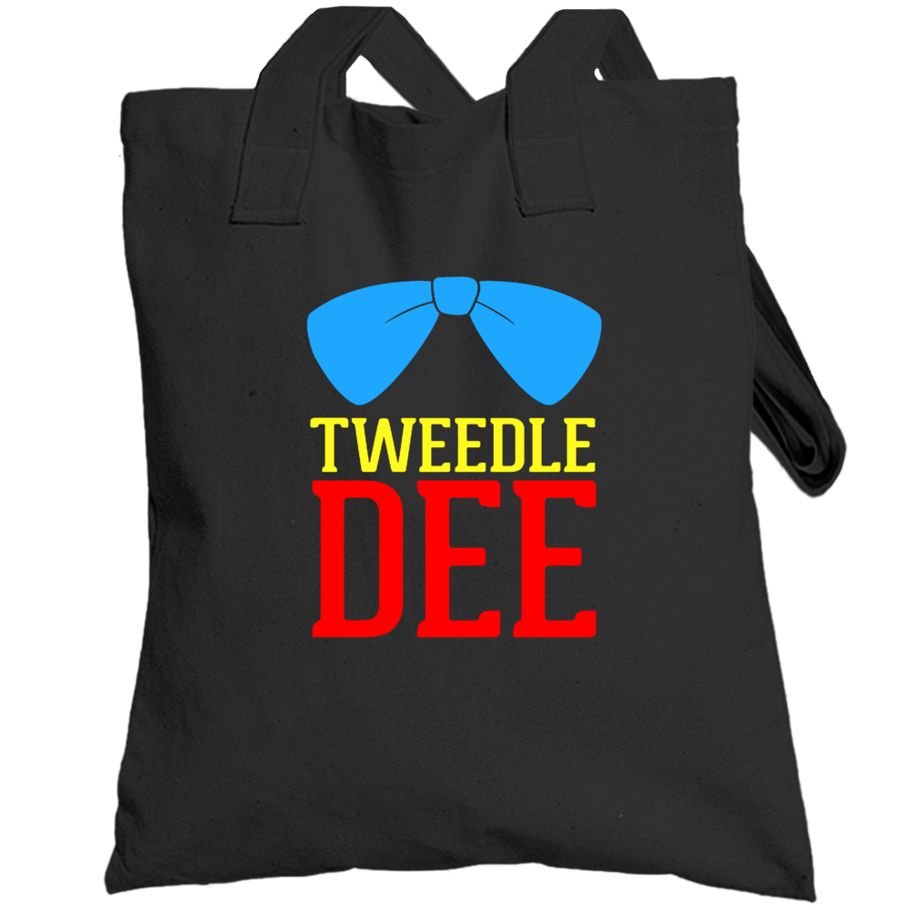 Tweedle Dee Tweedle Dum Funny Couples Matching Event Partners Totebag