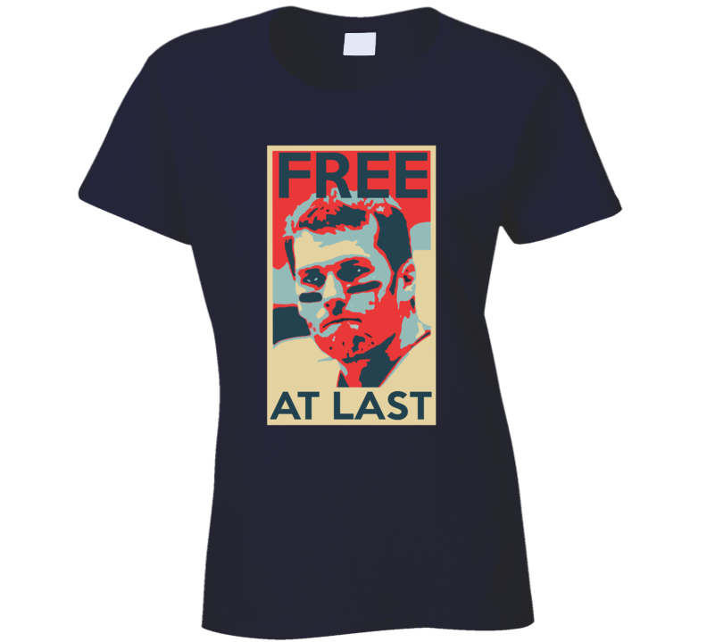 Tom Brady Free At Last Hope Poster Parody Funny New England Football L