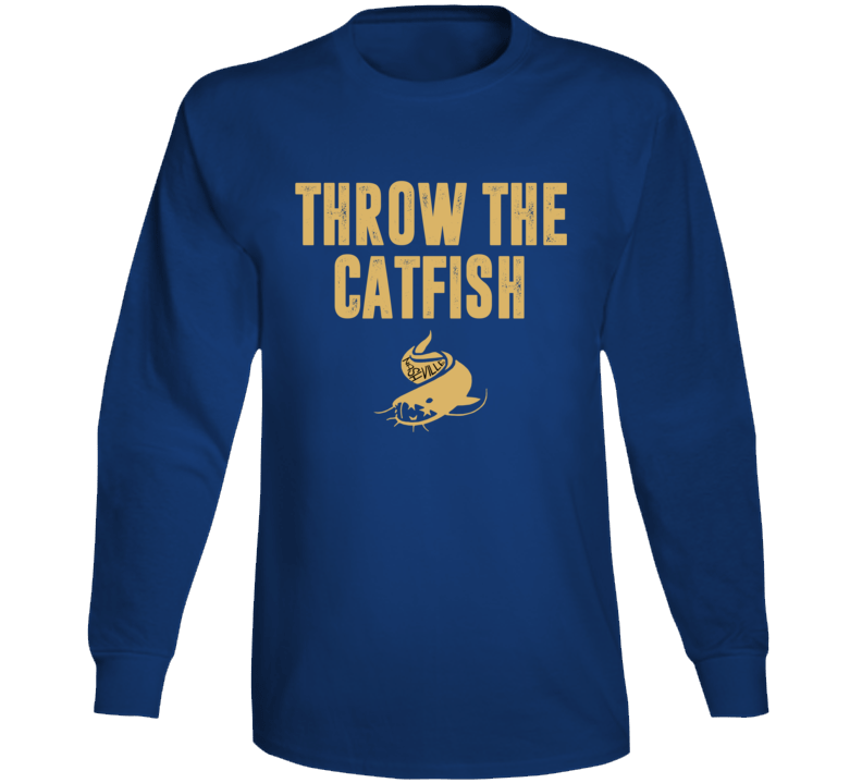 Throw The Catfish Nashville Predators Catfish Hockey Long Sleeve Throw The Catfish Nashville Predators Catfish Hockey Long Sleeve