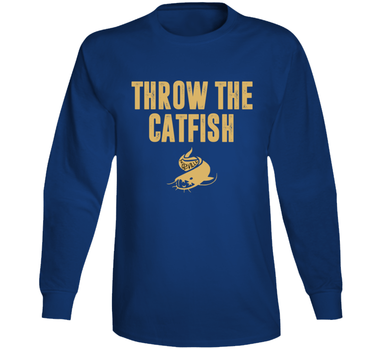 Throw The Catfish Nashville Predators Catfish Hockey Long Sleeve