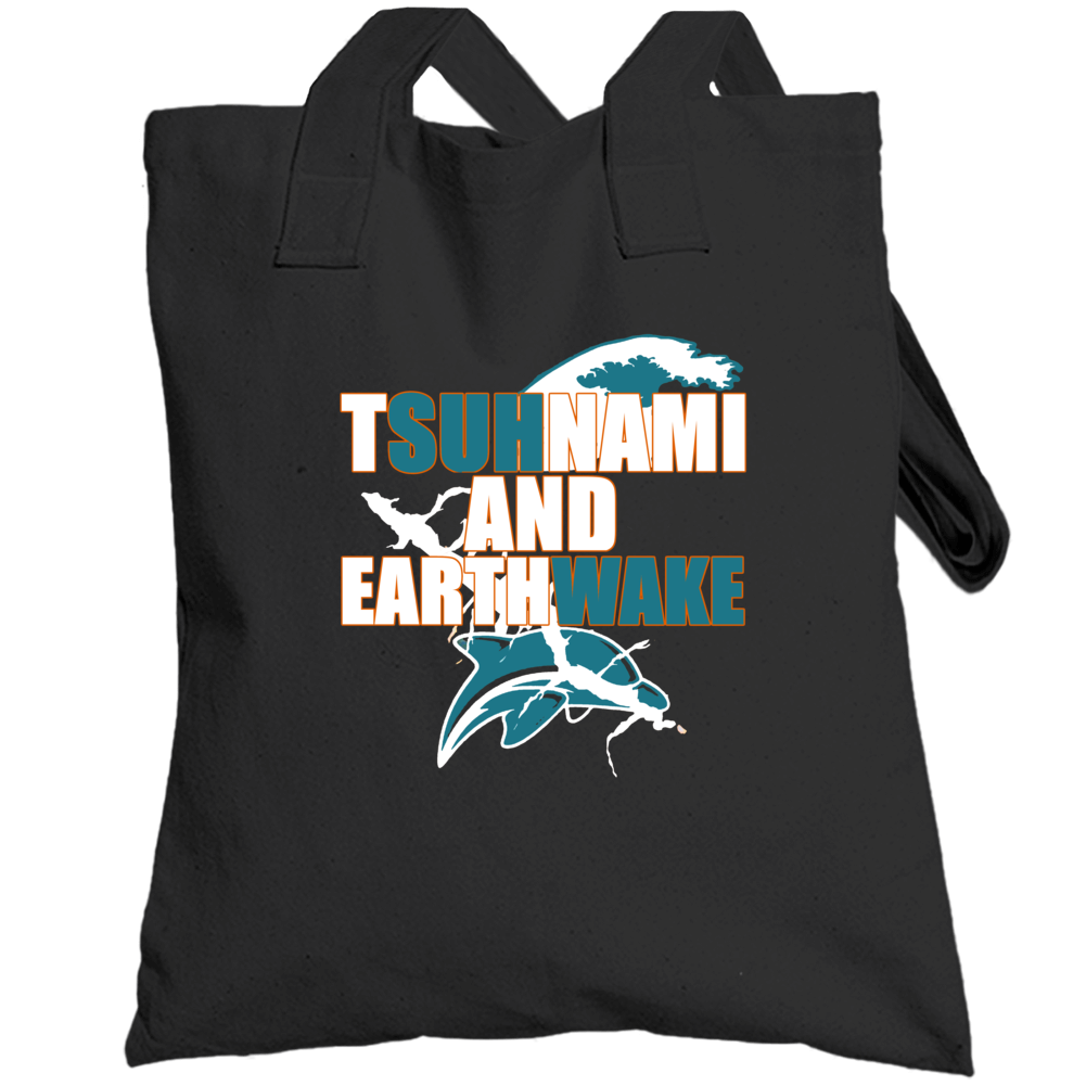 Suh Ndamukong Cameron Wake Tsuhnami And Earthwake Miami Football Toteb