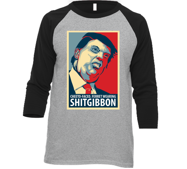Donald Trump Cheeto Faced Ferret Wearing Shitgibbon T Shirt Donald Trump Cheeto Faced Ferret Wearing Shitgibbon T Shirt