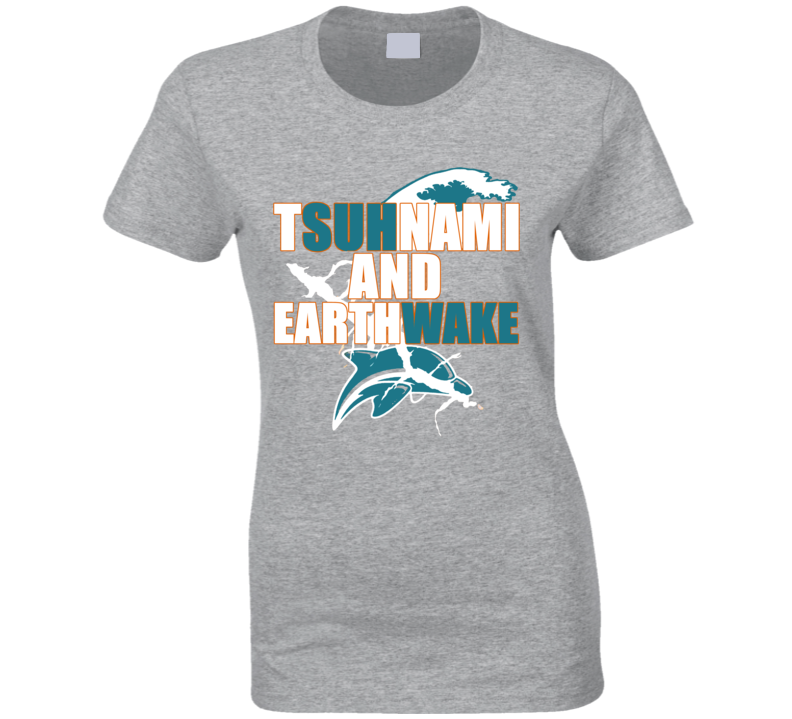 Suh Ndamukong Cameron Wake Tsuhnami And Earthwake Miami Football Ladie