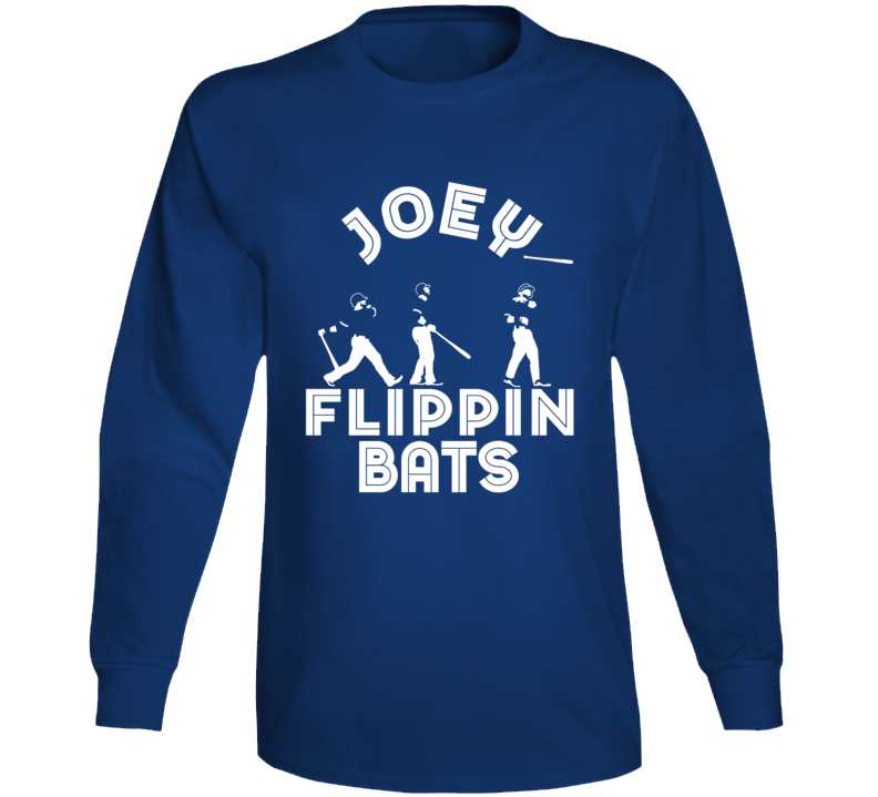 Joey Flippin Bats Jose Bautista Toronto Baseball Long Sleeve