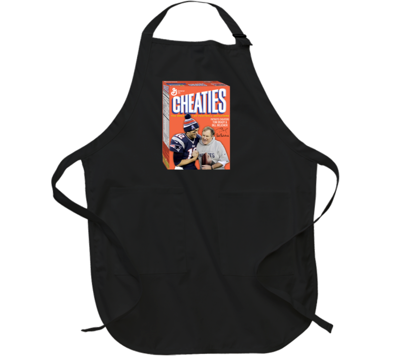 Cheaties Cereal Funny Tom Brady New England Football Apron