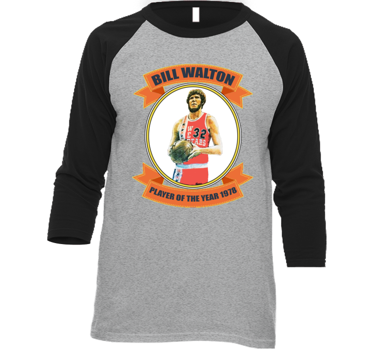Bill Walton Player Of The Year 1978 Basketball T Shirt Bill Walton Player Of The Year 1978 Basketball T Shirt