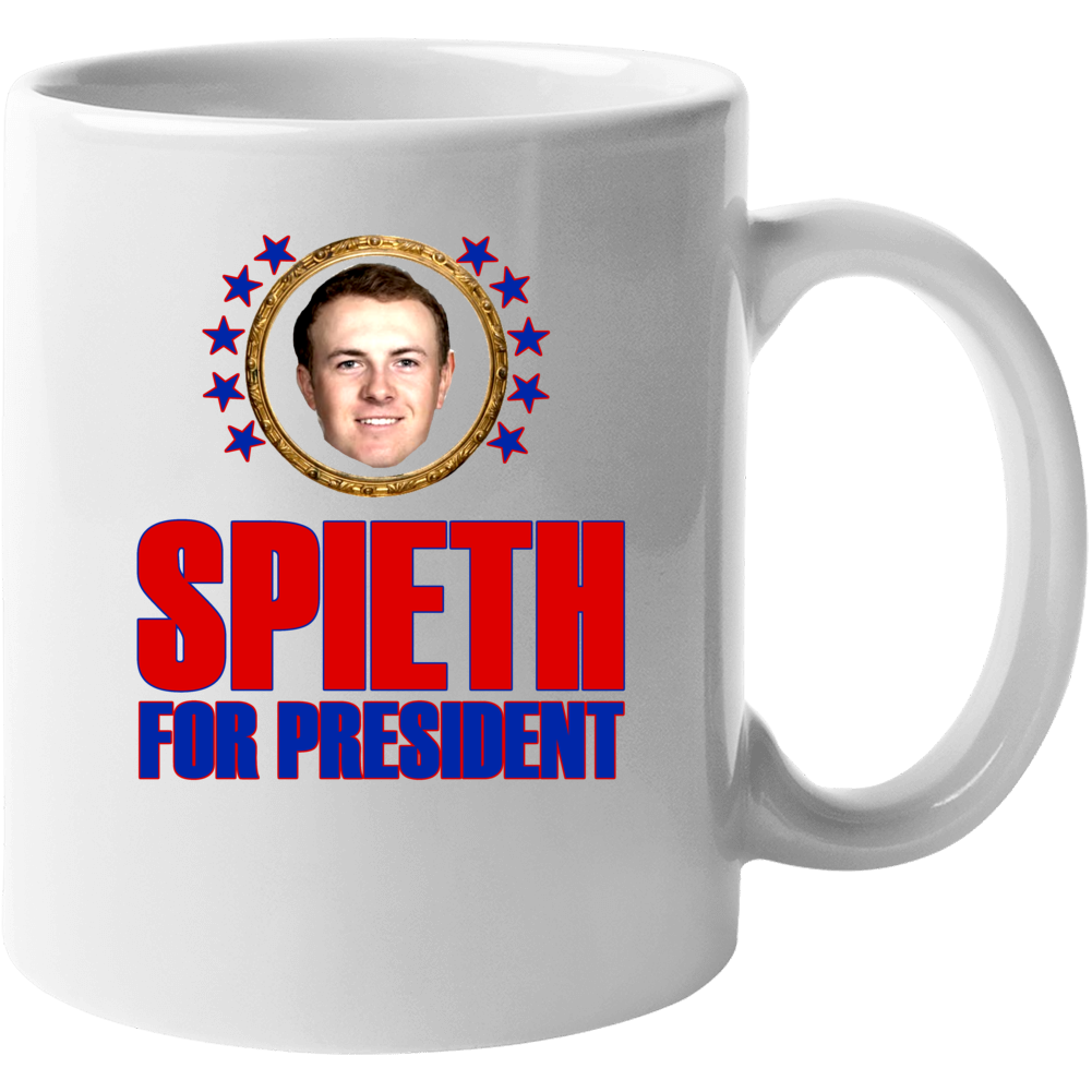 Jordan Spieth For President Pro Golfer Fan Mug