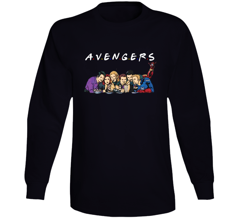 Avengers Friends Parody Funny Long Sleeve Avengers Friends Parody Funny Long Sleeve
