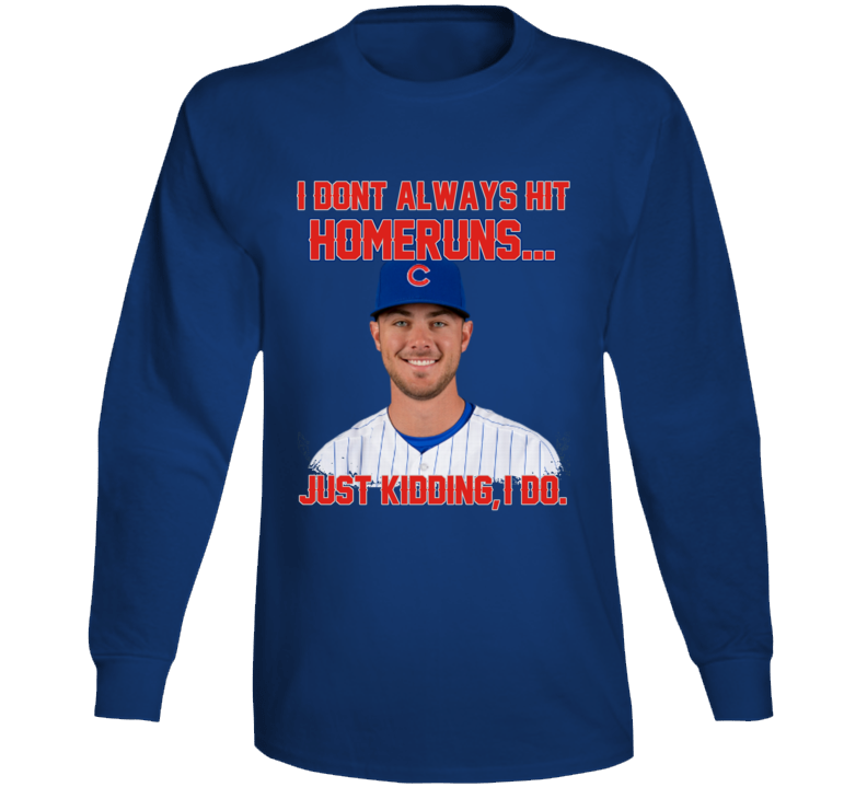 Kris Bryant Chicago Baseball Homeruns Funny Sports Long Sleeve