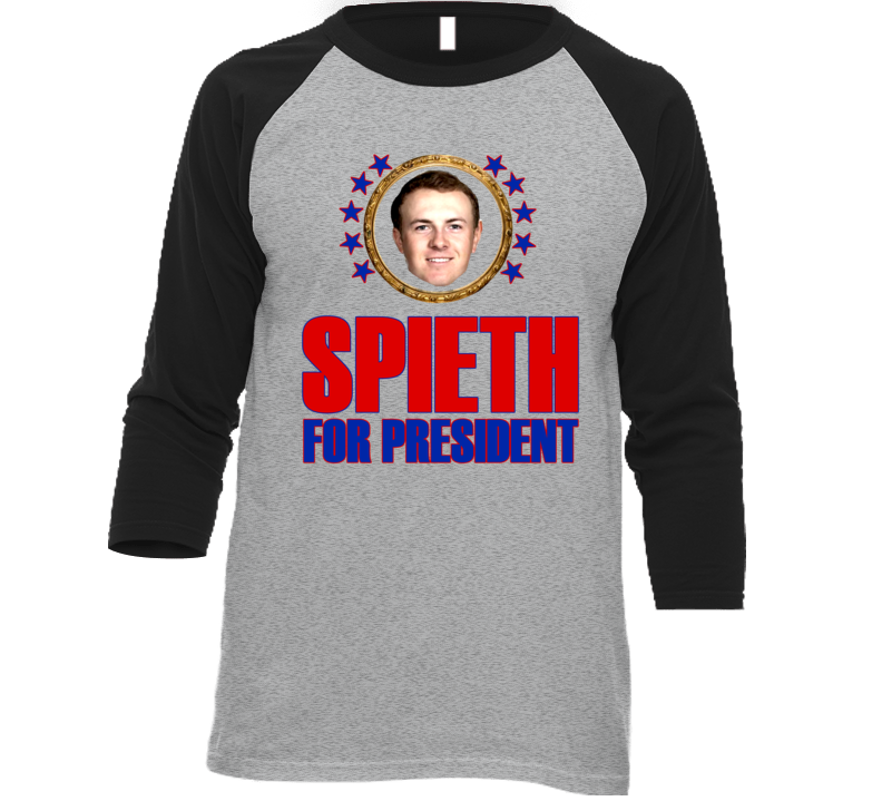 Jordan Spieth For President Pro Golfer Fan T Shirt