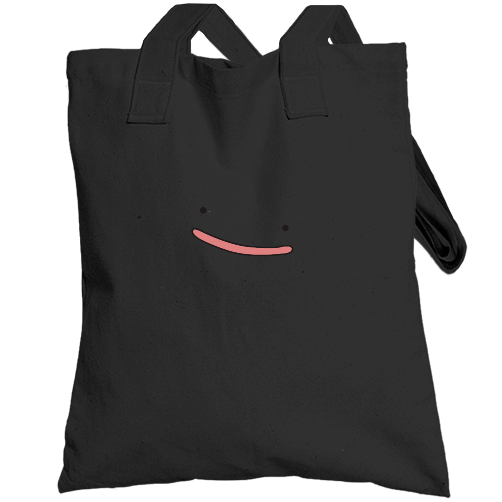 Ditto Pokemon Face Funny Totebag