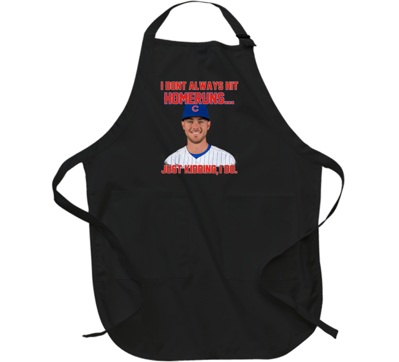 Kris Bryant Chicago Baseball Homeruns Funny Sports Apron