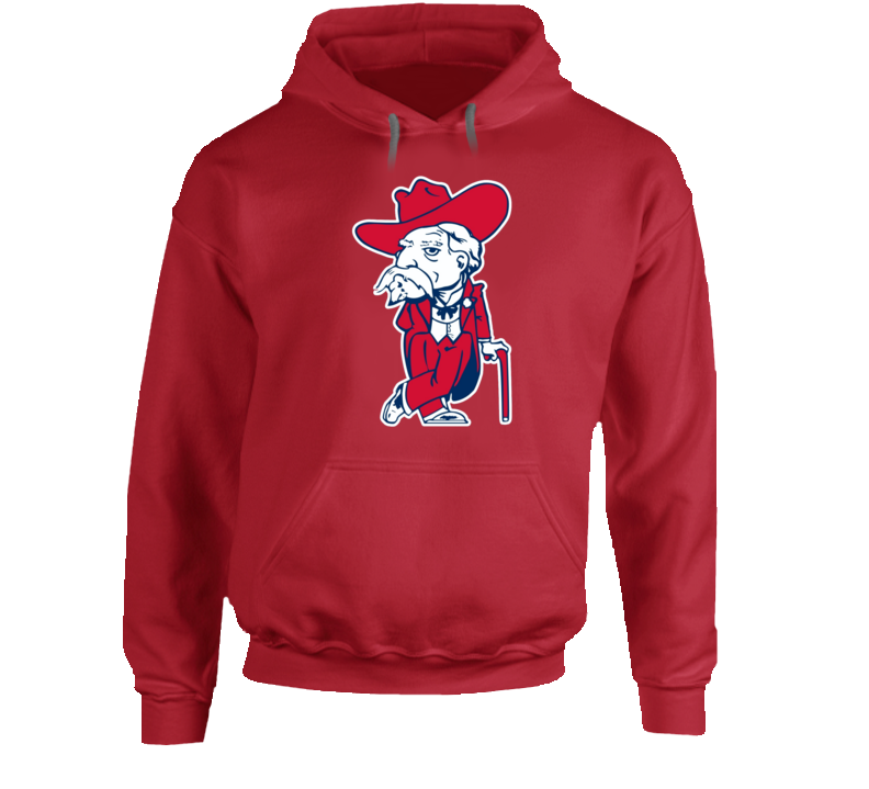 Rebel Man Mascot Ole Miss Hoodie