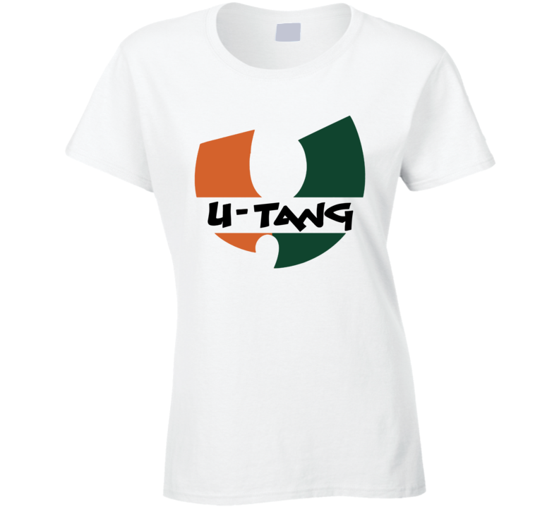 Miami Florida University Wu Tang U Tang Ladies T Shirt Miami Florida University Wu Tang U Tang Ladies T Shirt