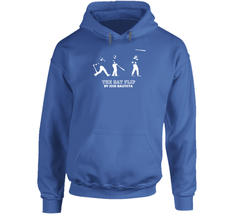 The Bat Flip Jose Bautista Toronto Baseball Hoodie