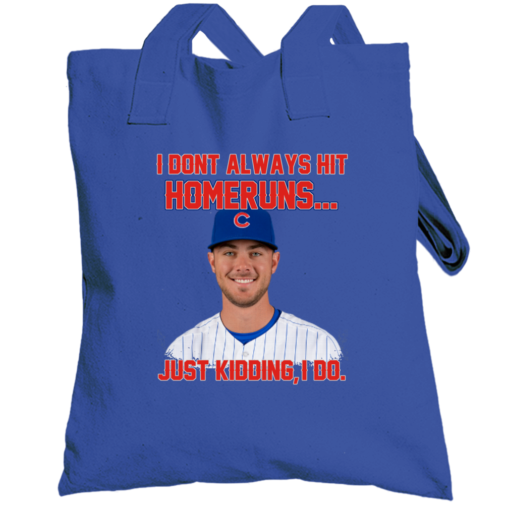 Kris Bryant Chicago Baseball Homeruns Funny Sports Totebag